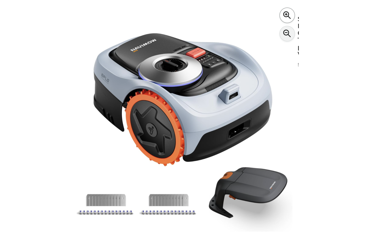 Segway Navimow i205 AWD robot tondeuse avec garage et kits de lames