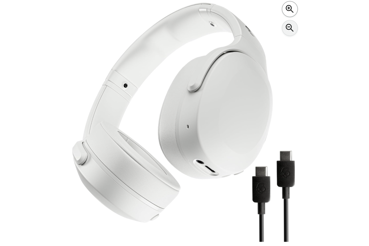 Skullcandy Crusher Evo casque sans fil Bluetooth blanc avec cable USB-C