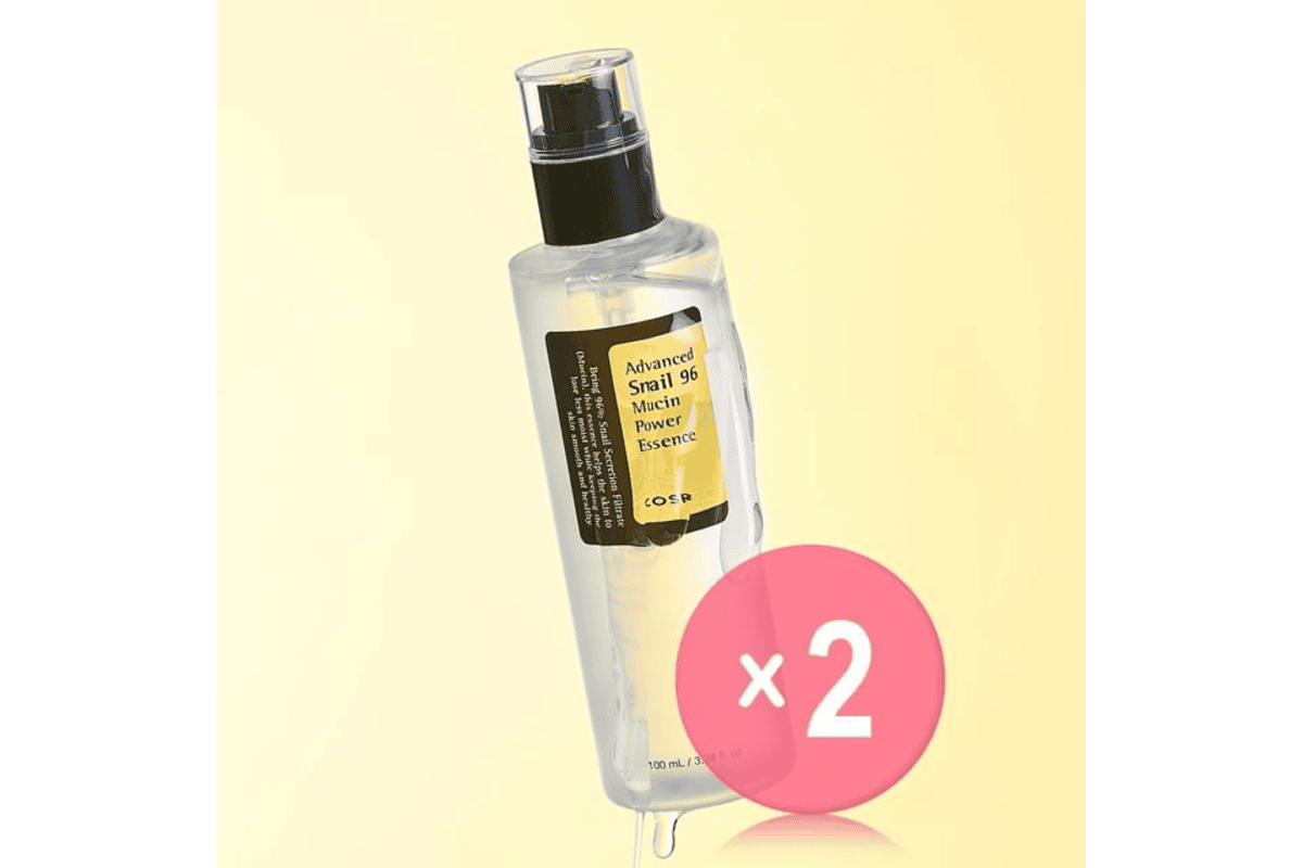 Sélection soldes YesStyle COSRX 12 produits K-beauty coréens Advanced Snail 96 Mucin Essence Acne Pimple Master Ultra Light Invisible Sunscreen Vitamin C 23 jusqu'à -75 % de remise