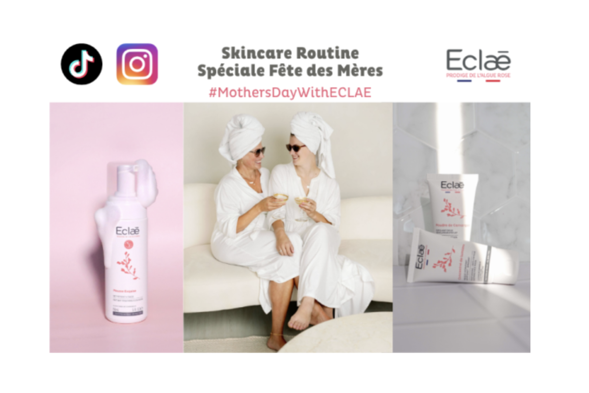 Test produit gratuit ECLAE skincare routine spéciale Fête des Mères