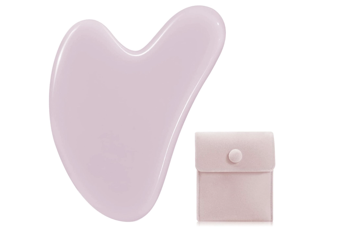 Test gratuit Gua Sha YANKUIRUI pierre naturelle massage facial avec pochette de transport rose mai 2026