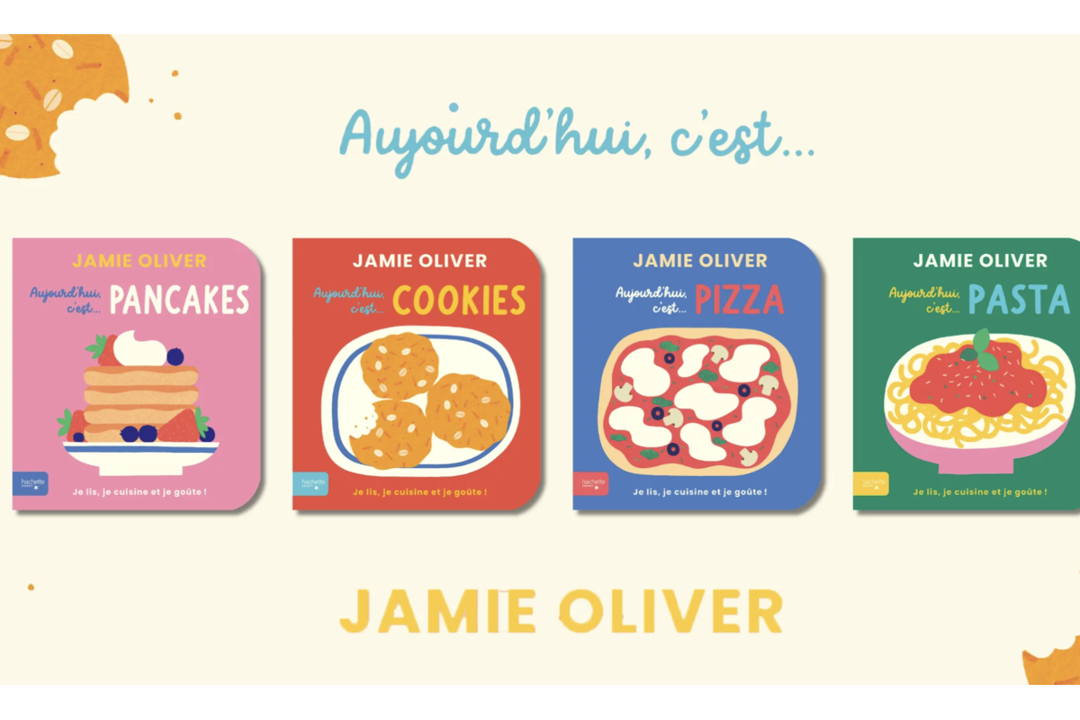 Collection Jamie Oliver Aujourd'hui c'est pancakes cookies pizza pasta livres cuisine enfants