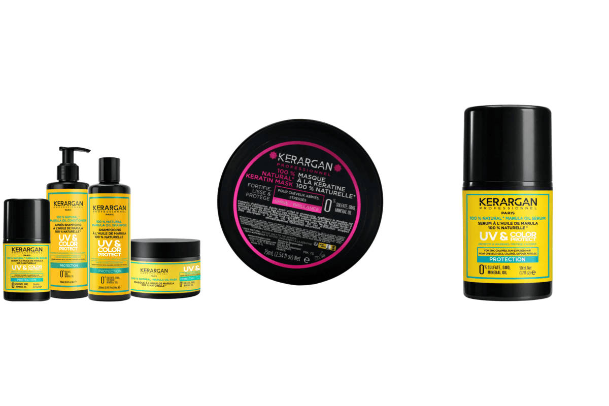 Programme ambassadrice Kerargan coffret UV Marula masque kératine sérum soins capillaires offerts test gratuit