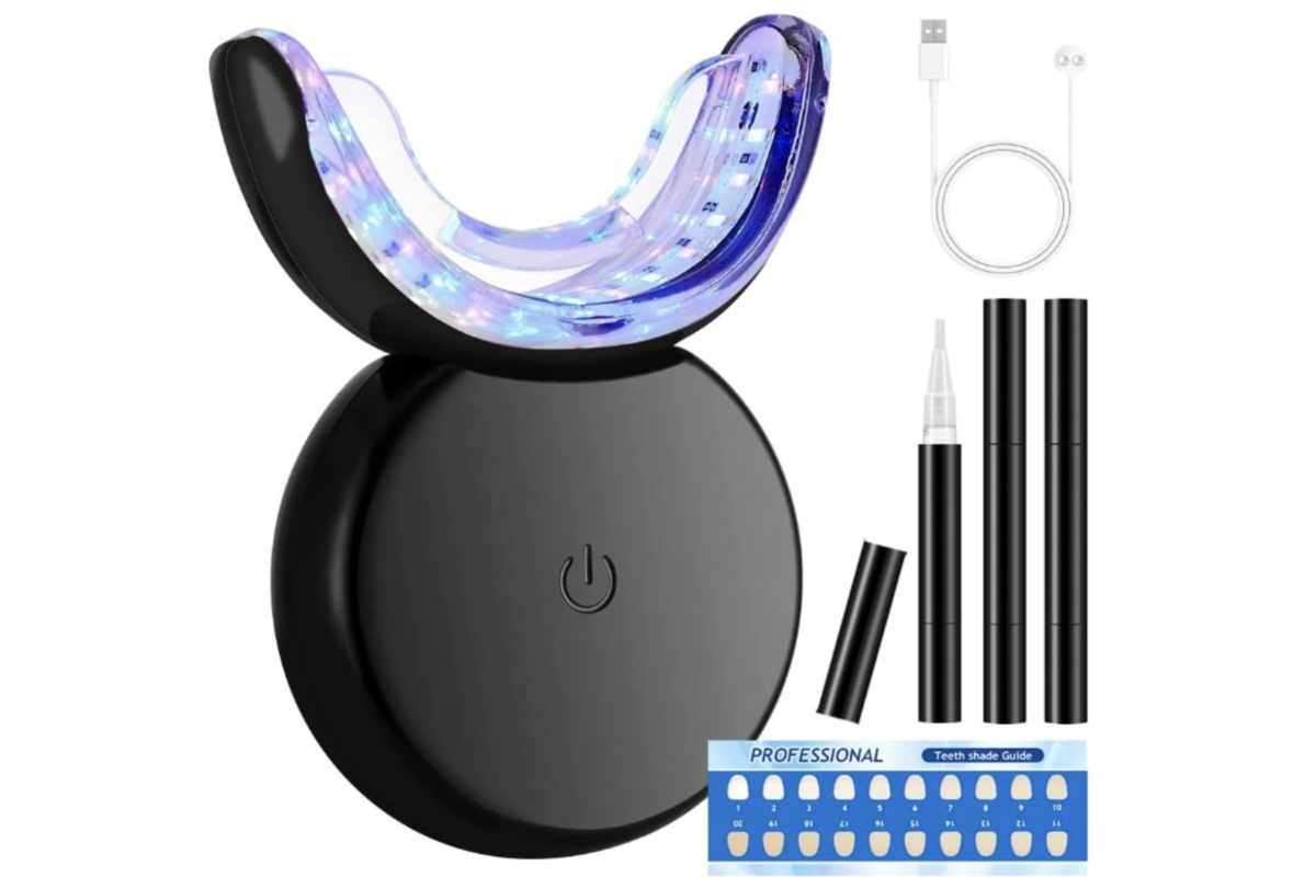Test gratuit kit de blanchiment dentaire à domicile lampe LED gels