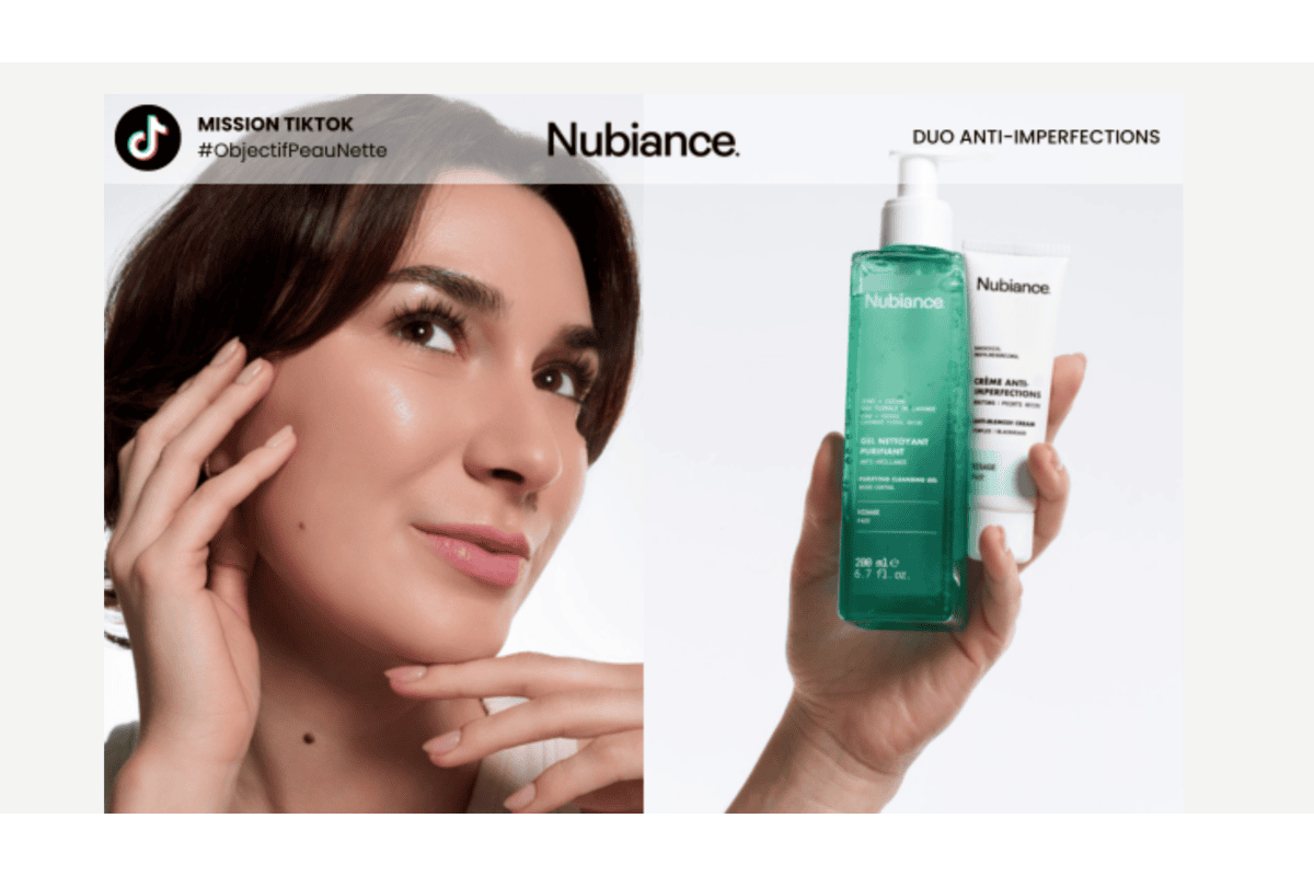 Test gratuit Nubiance Duo Anti-Imperfections ambassadrice TikTok mission objectif peau nette sérum crème boutons points noirs