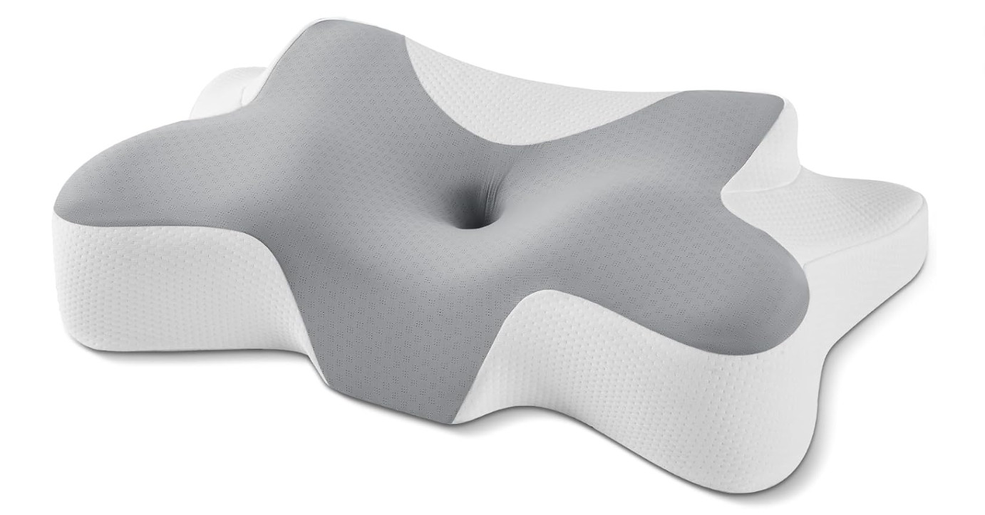 Oreiller cervical ergonomique en mousse à mémoire de forme à tester gratuitement
