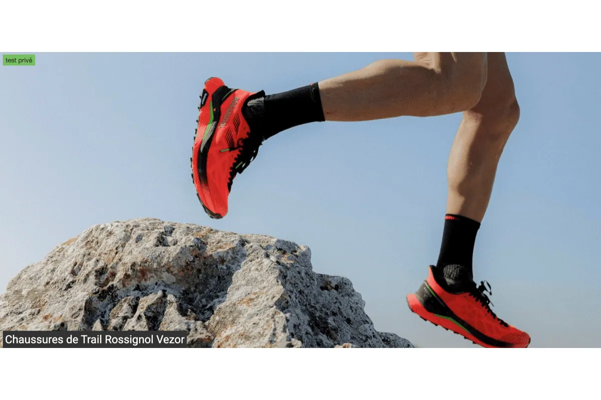 Test prive Outzer Rossignol Vezor 3 paires chaussures de trail running montagne 180 euros mai 2026