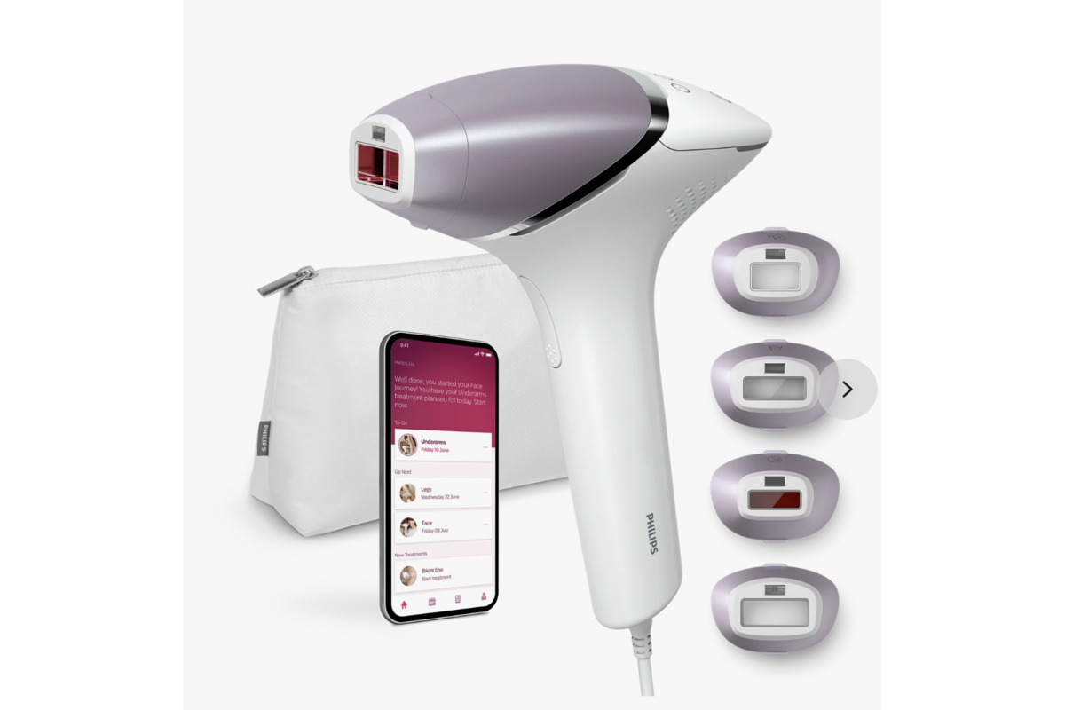 Philips Lumea IPL 8000 Series BRI947 épilateur lumière pulsée 4 accessoires application