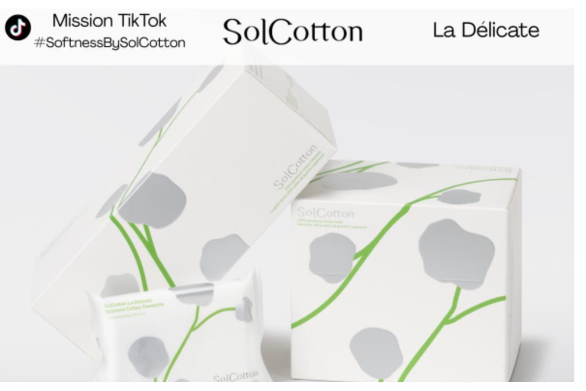 SolCotton La Délicate test gratuit ambassadrice TikTok #SoftnessBySolCotton