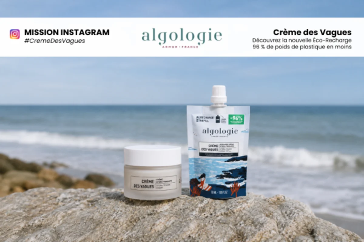 Test produit Algologie Crème des Vagues et nouvelle éco-recharge octobre 2026