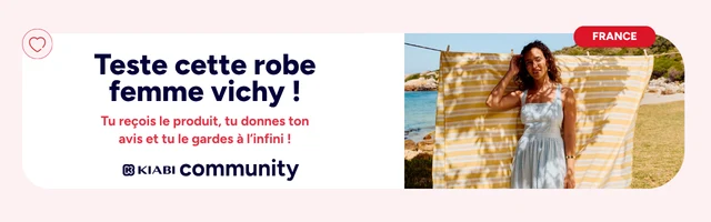 Robe vichy femme à tester sur Kiabi Community