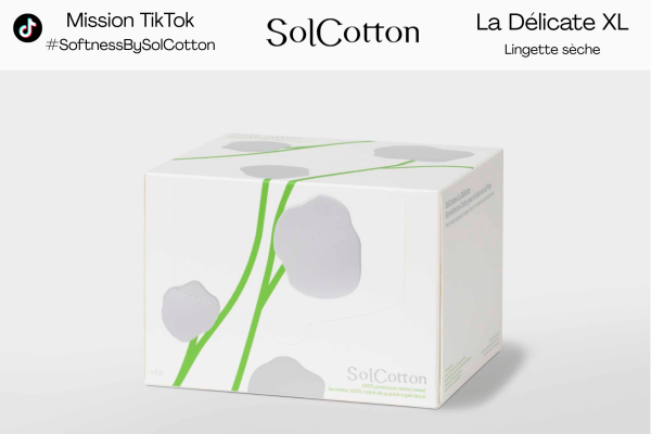 Test gratuit SolCotton La Délicate XL 15 ambassadrices TikTok septembre 2026