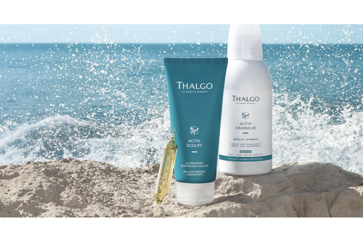 Thalgo gamme soins marins Activ Sculpt et Activ Draineur