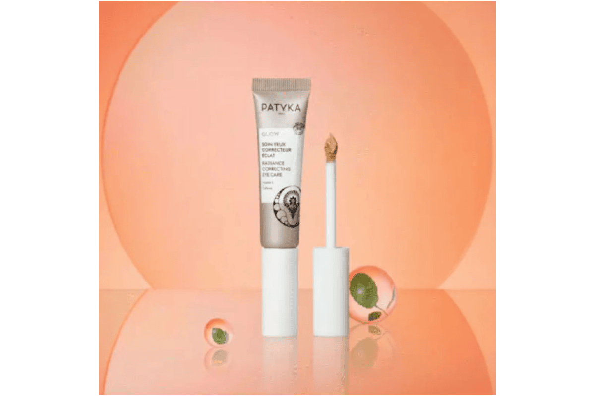 Soin yeux correcteur Patyka Glow eclat cernes poches contour eclat hybride 2-en-1 hydrate lisse