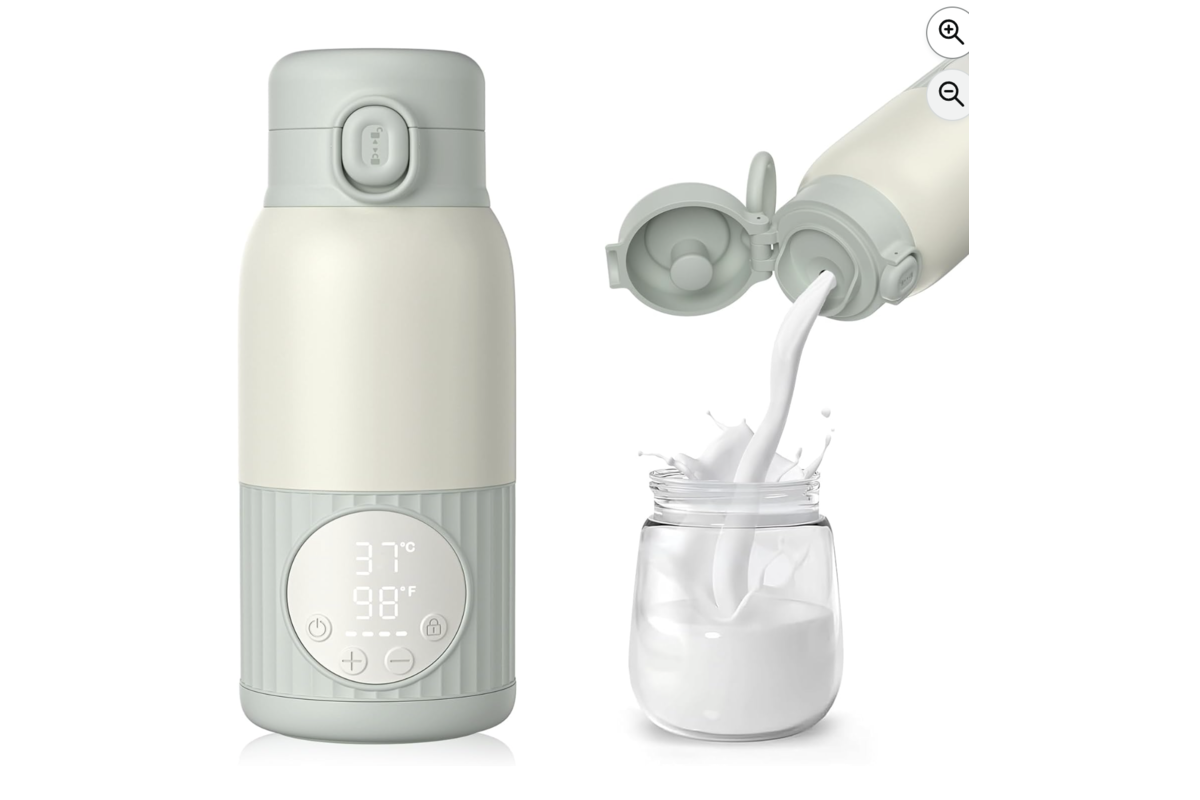 UKEXE chauffe-biberon nomade portable 385 ml avec écran LED et batterie