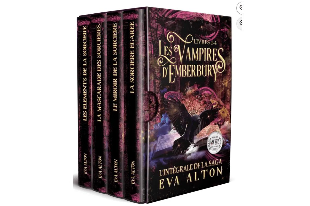 Couverture de l'intégrale Kindle Les Vampires d'Emberbury d'Eva Alton