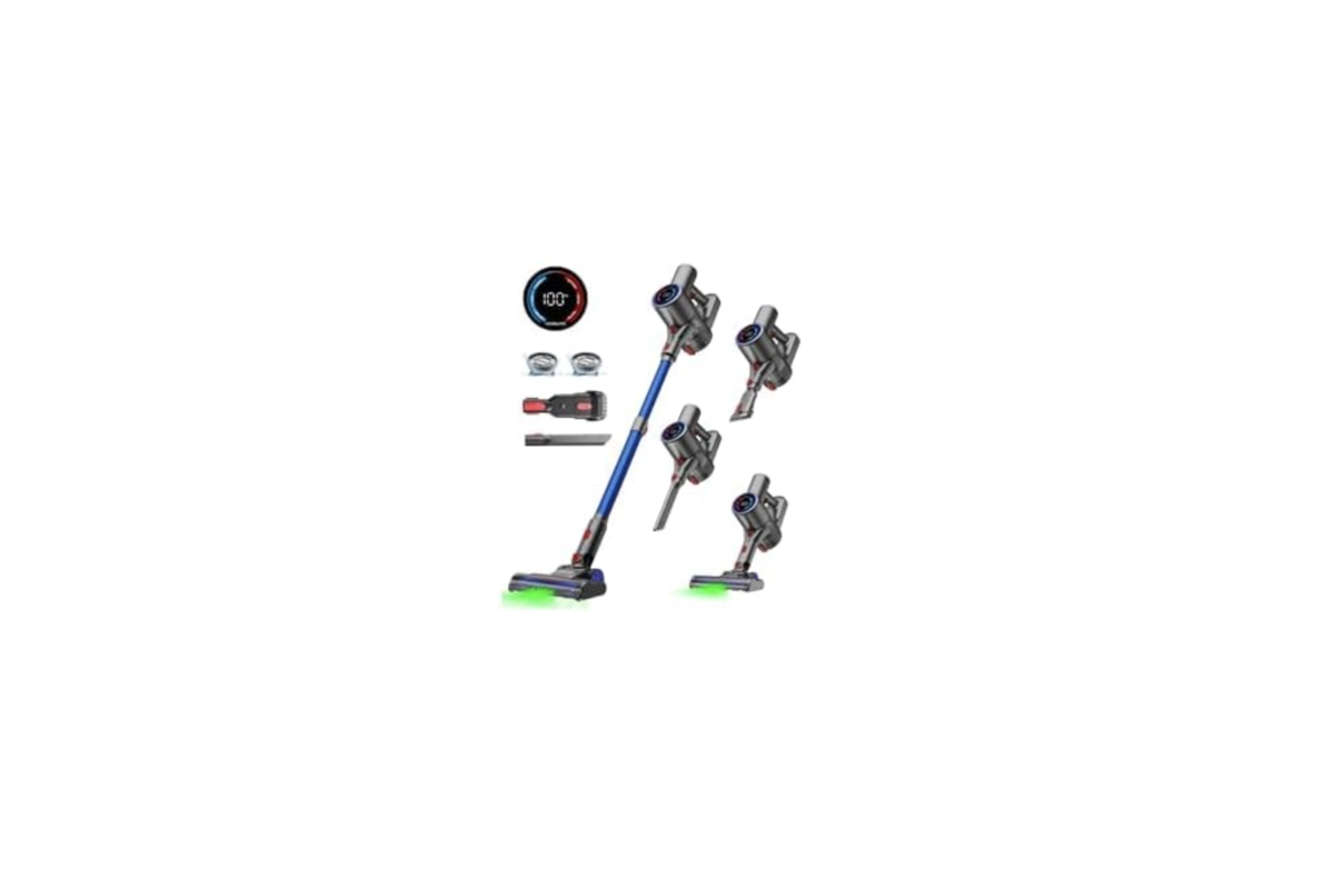 VersLife Z8 aspirateur balai sans fil 6 en 1 avec accessoires