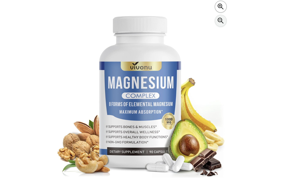 VivoNu Magnesium Bisglycinate complexe 8 en 1 90 gelules vegan