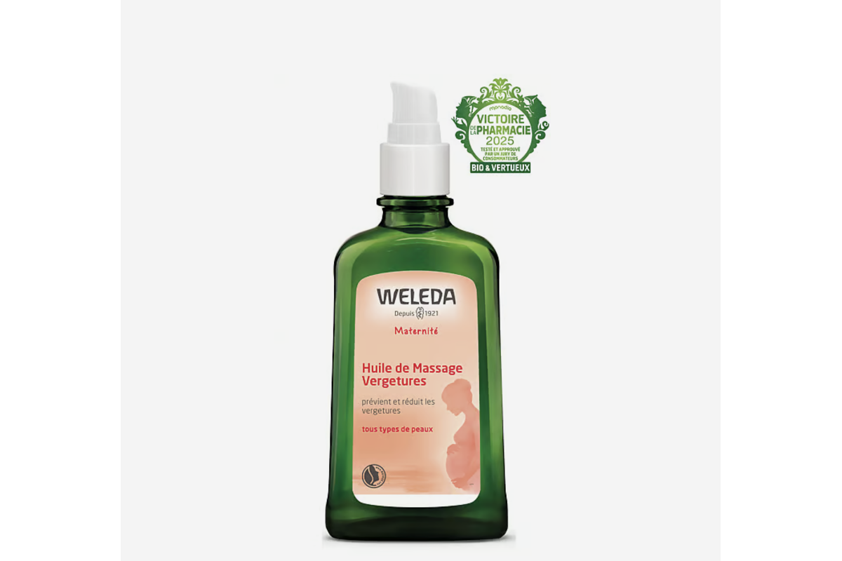 Weleda Maternité Huile de Massage Vergetures 100 ml