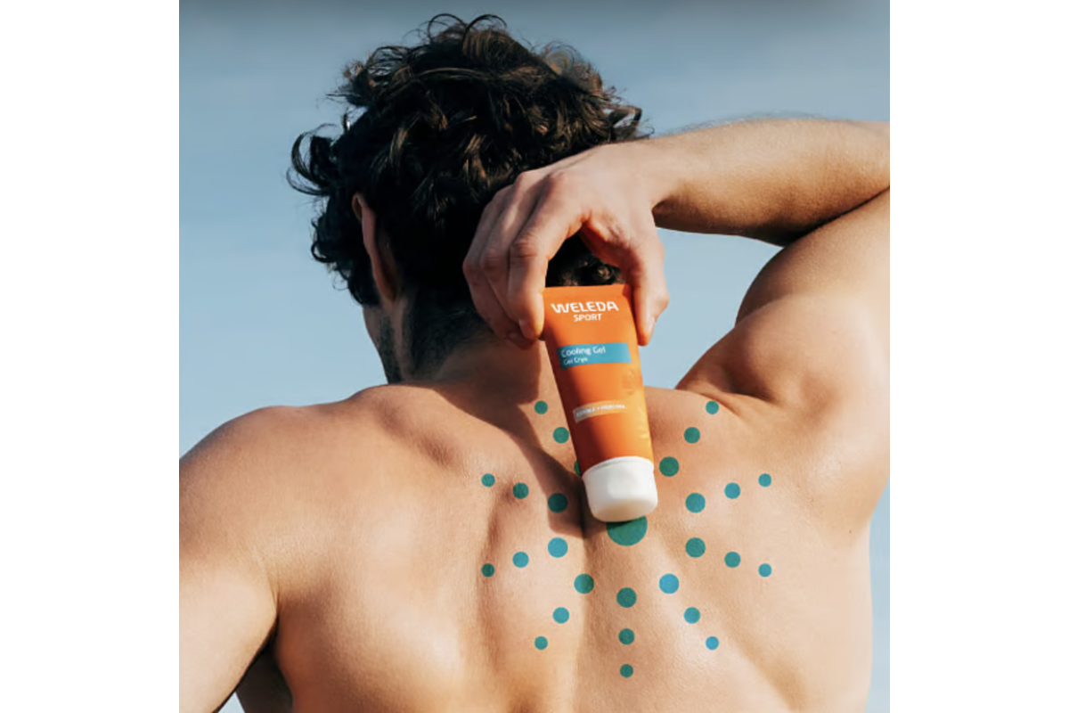Weleda Sport gamme Arnica gel cooling soin sportif