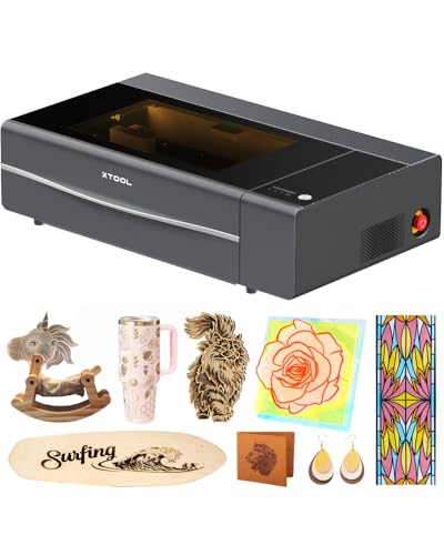 xTool P2S 55W graveur découpe laser CO2 double caméra 16 MP