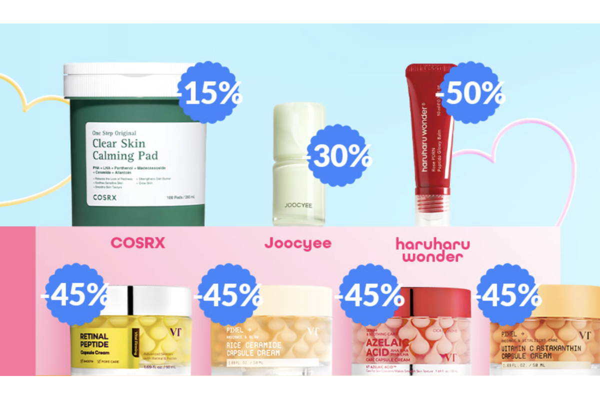 Avis YesStyle 2026 K-beauty jusqu'à -60% COSRX Beauty of Joseon Anua Laneige Medicube Round Lab skincare coréen glass skin