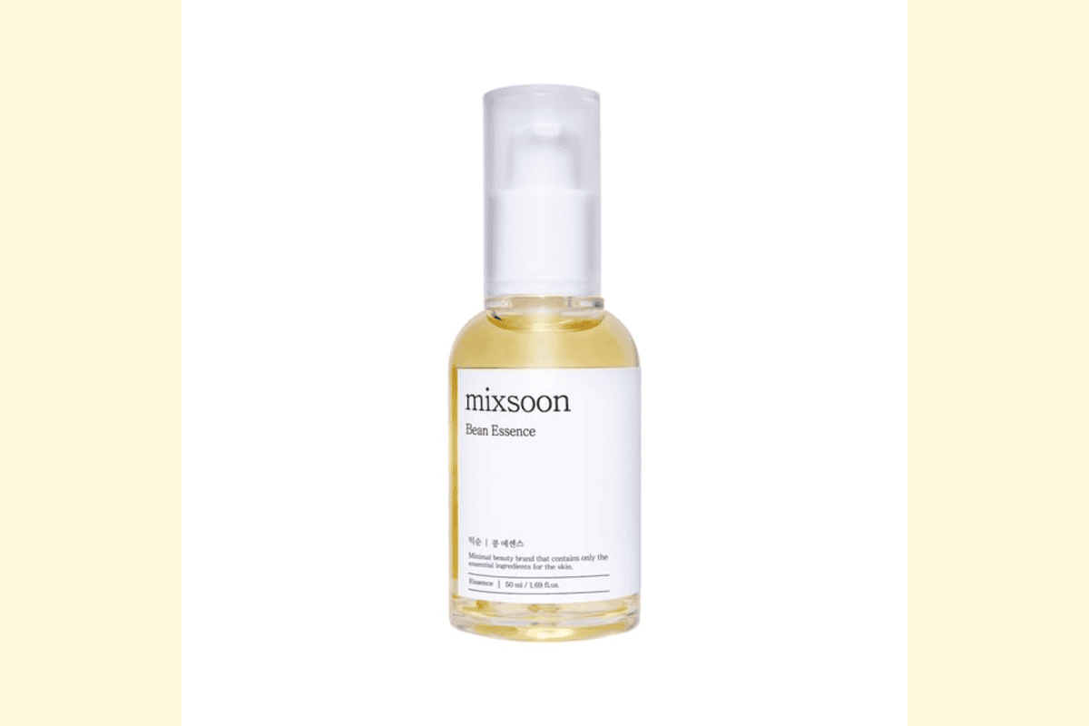 Mixsoon Bean Essence 50 ml flacon transparent essence fermentée soja glass skin K-Beauty viral TikTok YesStyle 24 € au lieu de 32 €