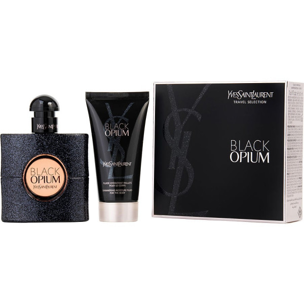 Coffret Yves Saint Laurent Black Opium avec eau de parfum 50 ml et lotion corps 50 ml
